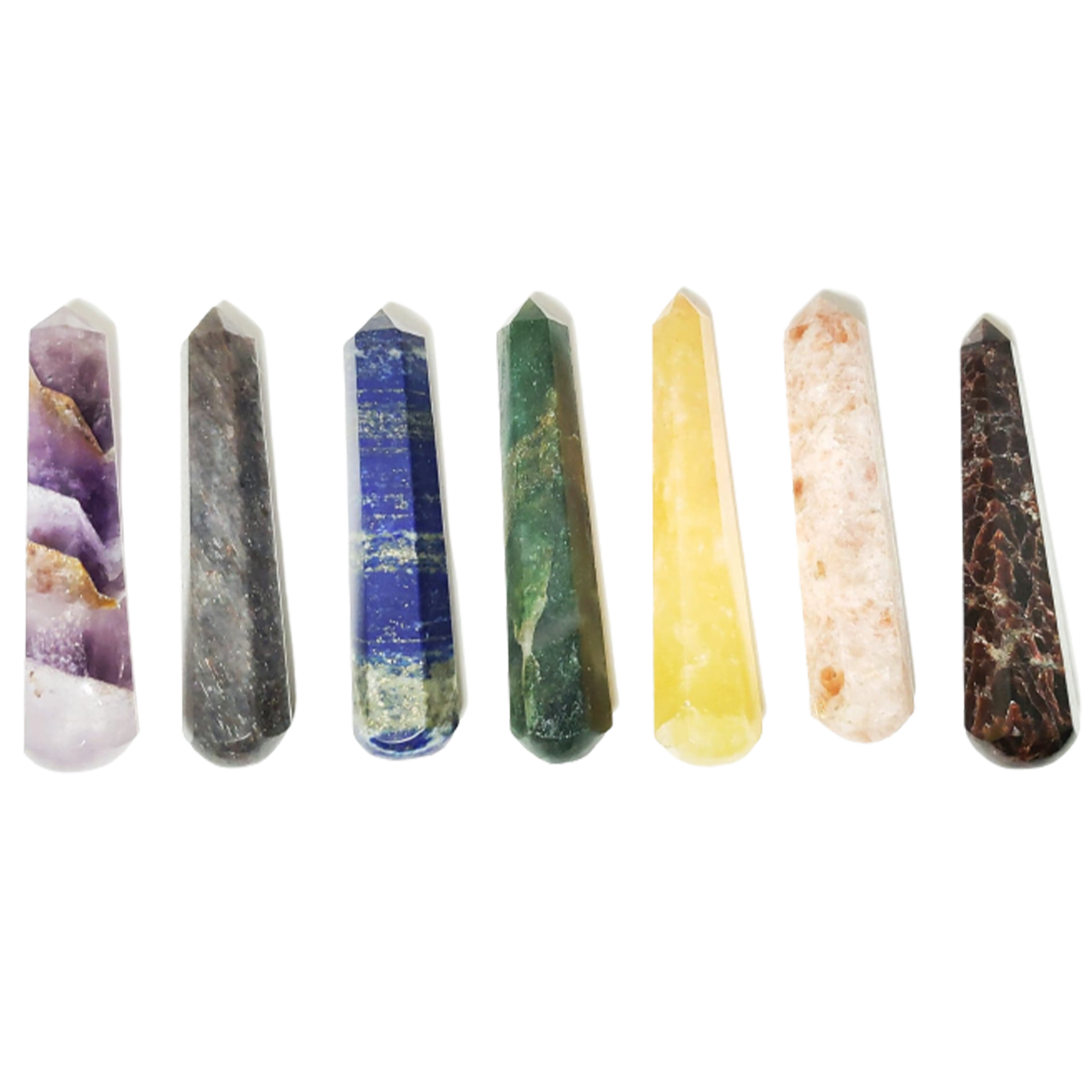 7 Chakra Crystal Wand Kit