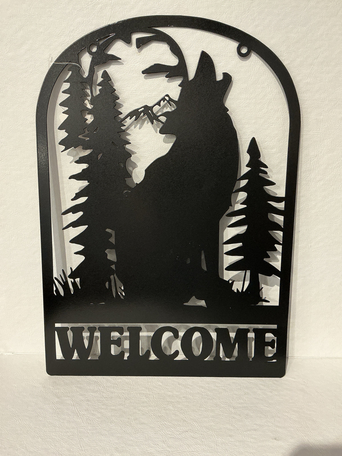 Metal Welcome Sign