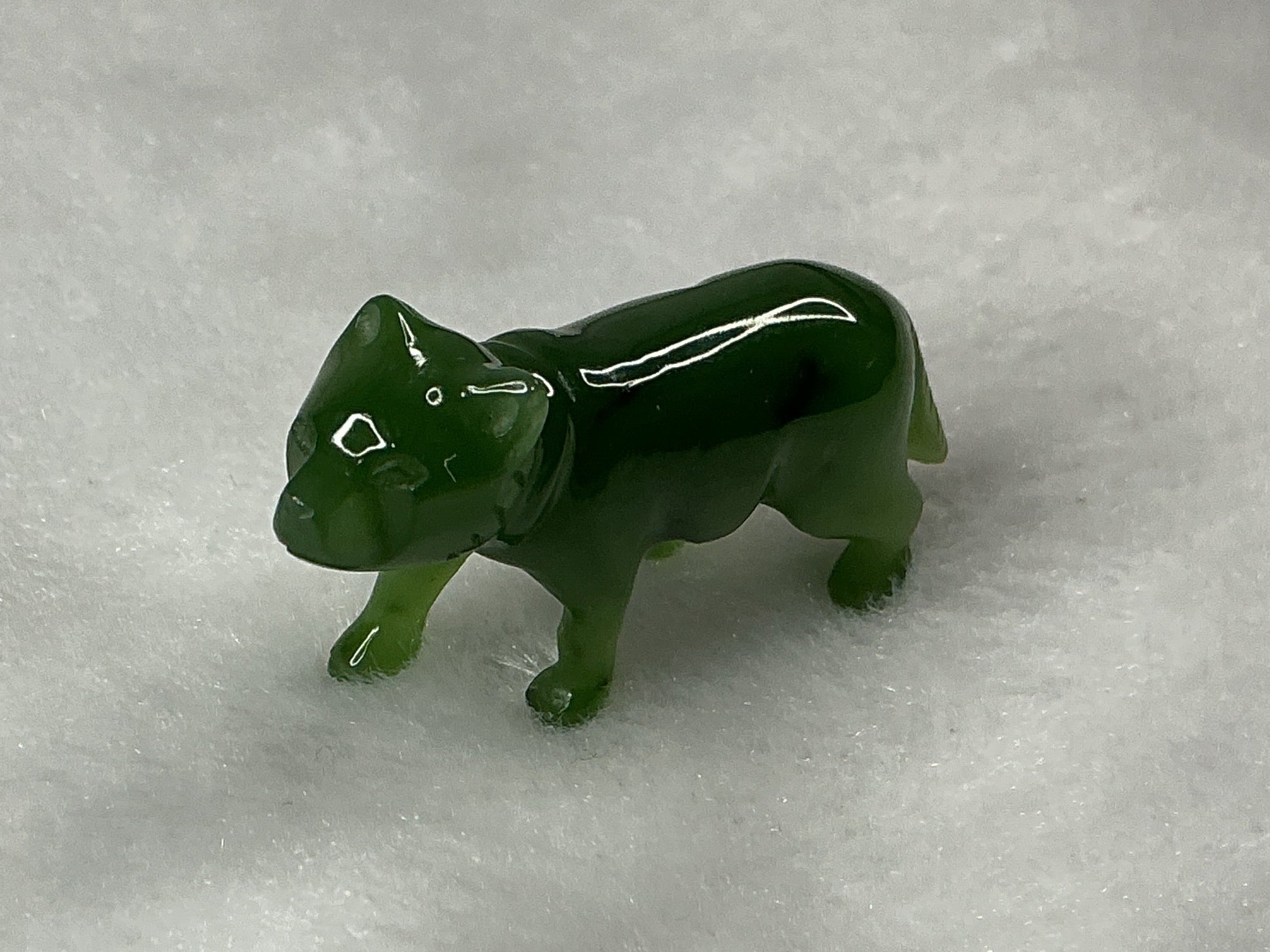 Jade Wolf walking