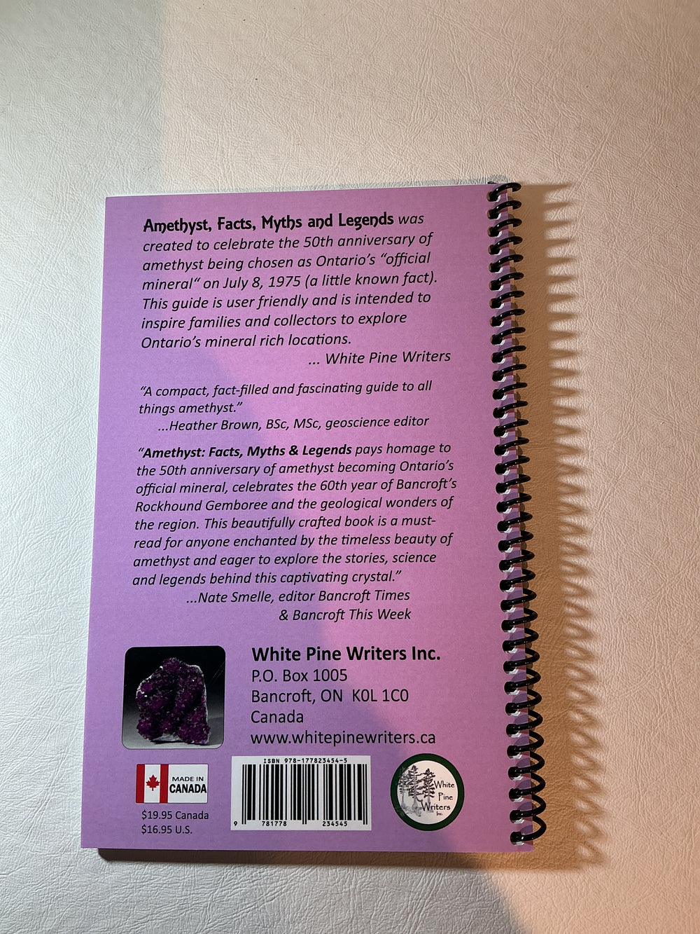 Amethyst Facts, Myths & Legends White Pine Writers Inc.