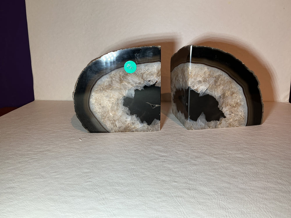 Agate Book Ends
