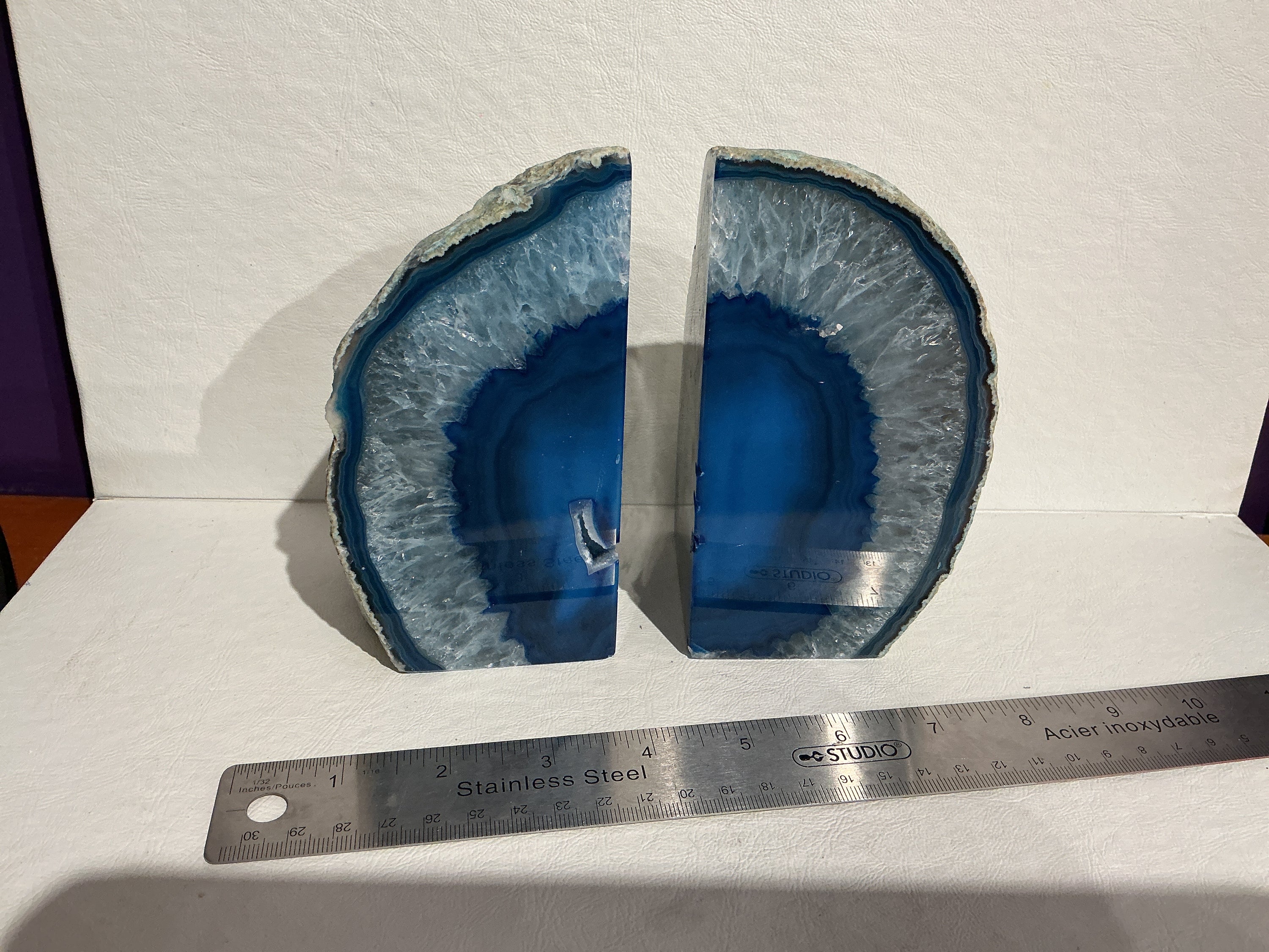 Agate Book Ends