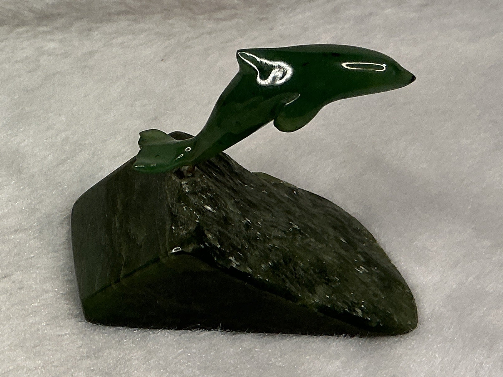 Dolphin on Jade Base