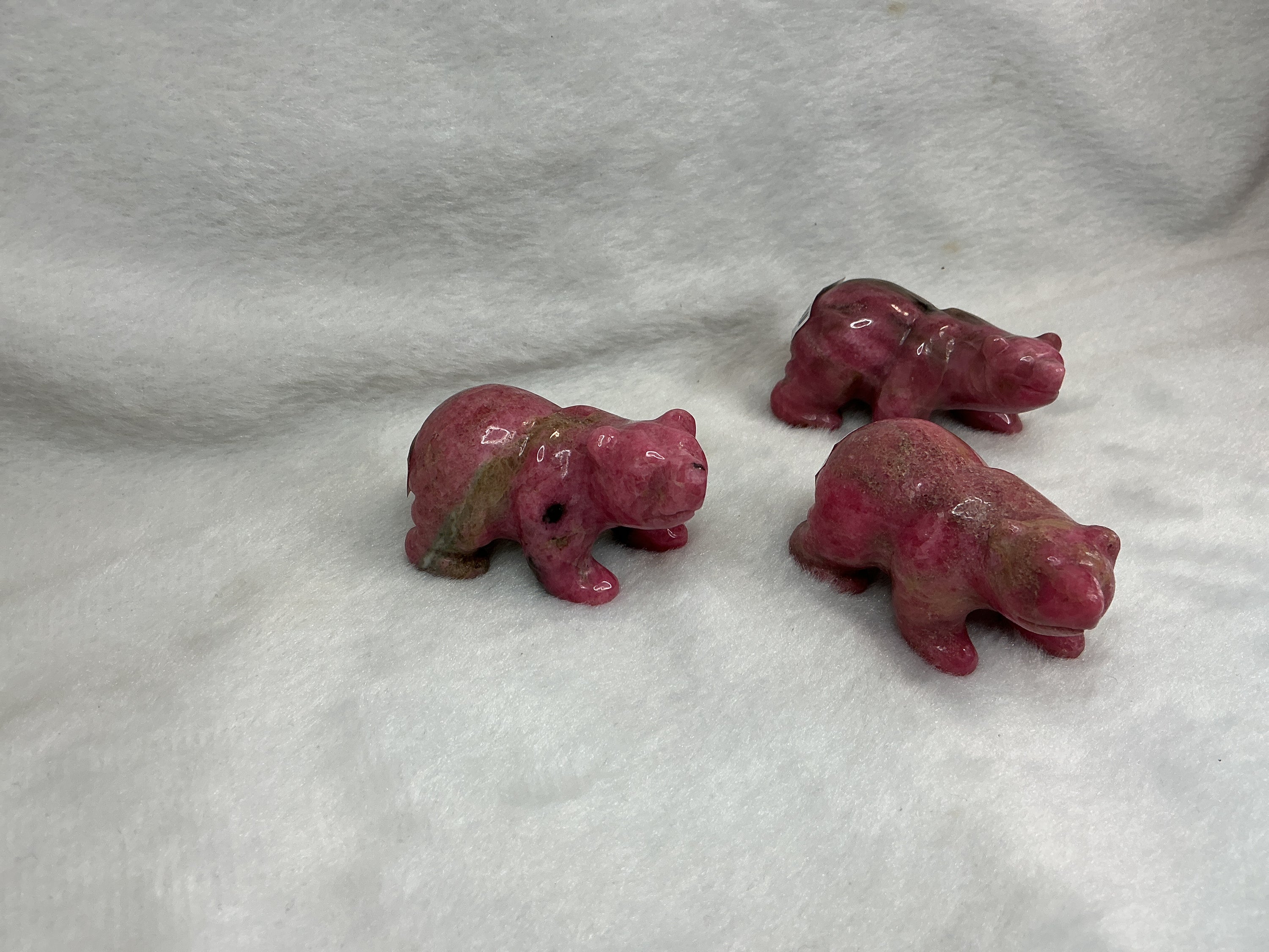 Rhodonite bear 2”