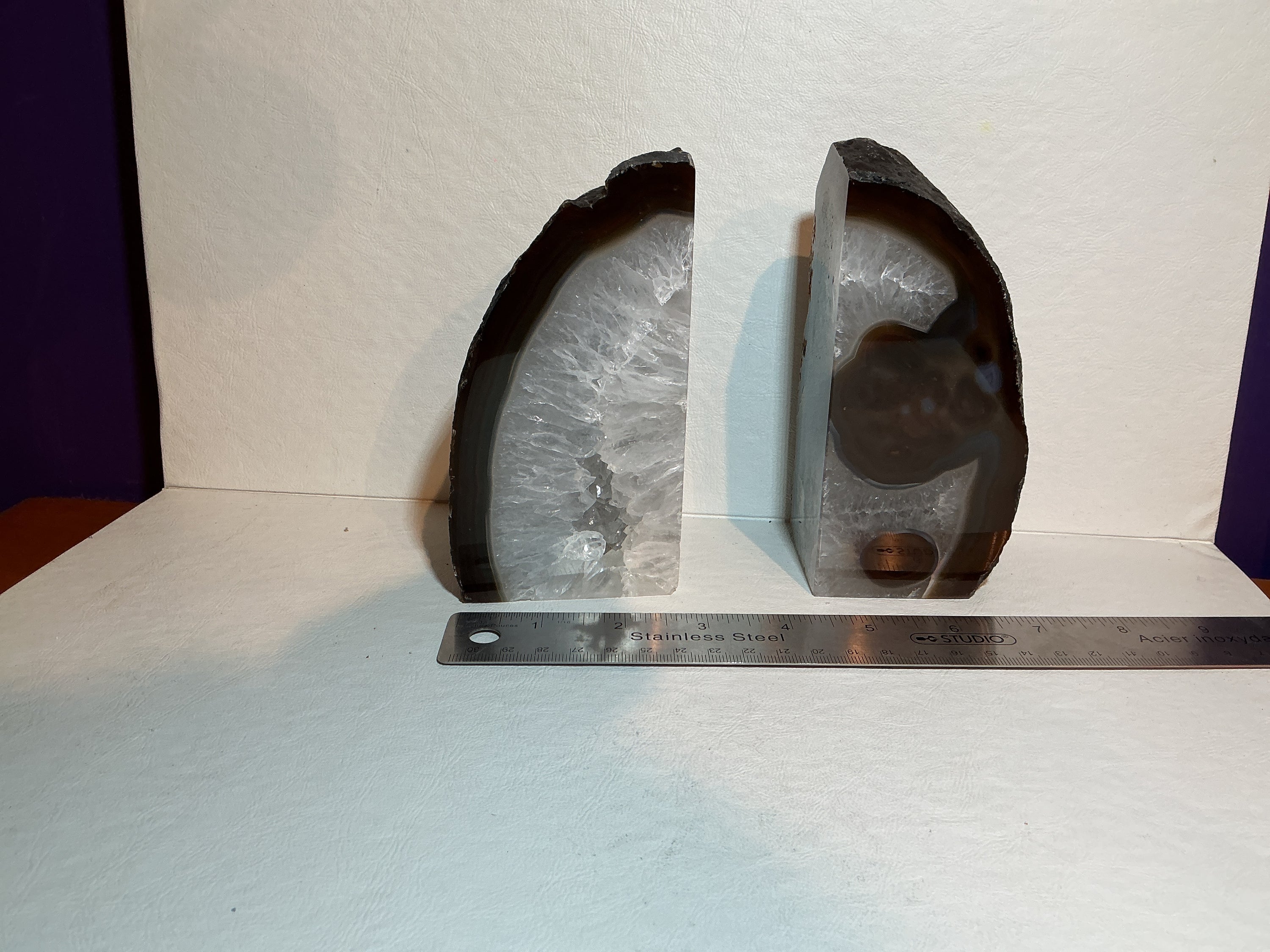 Agate Book Ends