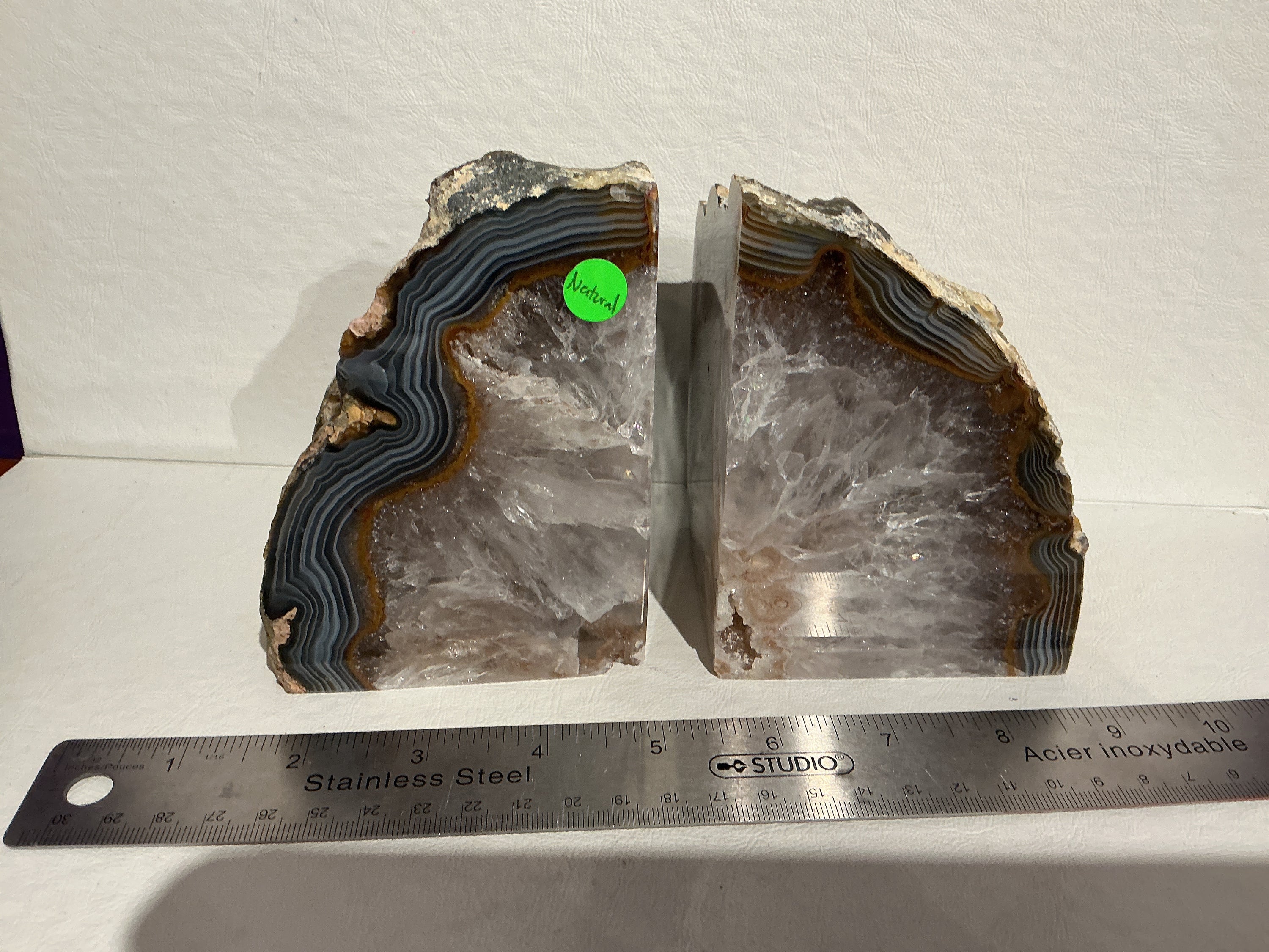 Agate Book Ends