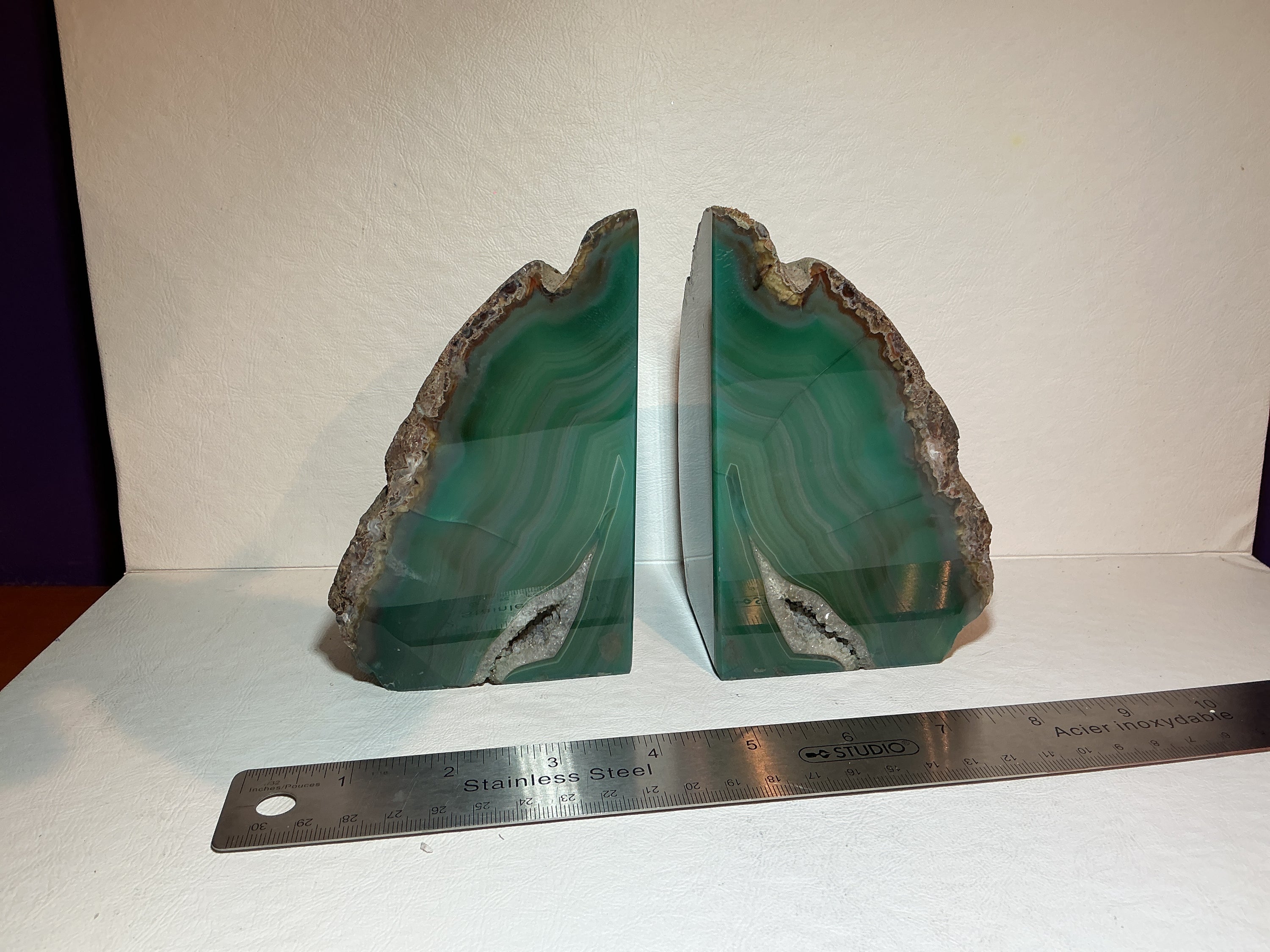 Agate Book Ends