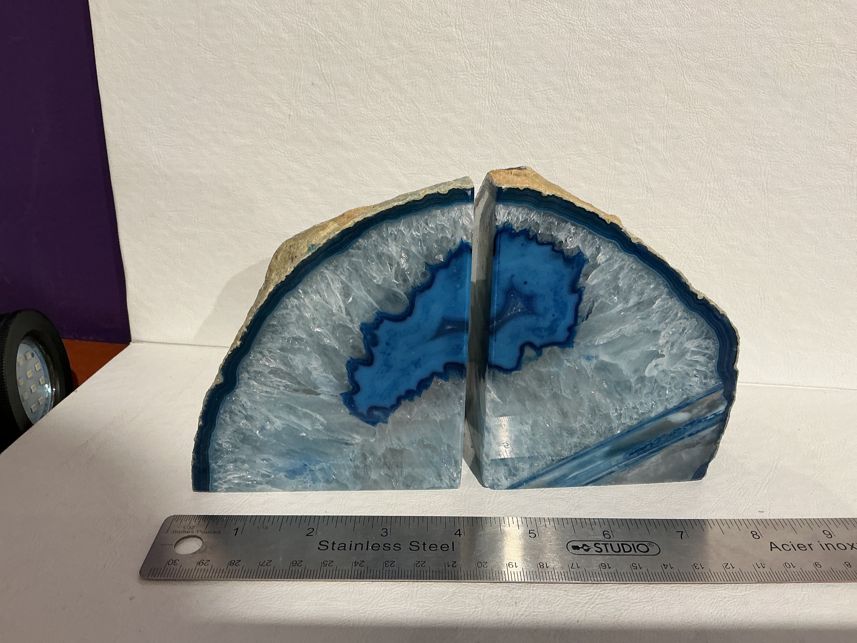Agate Book Ends