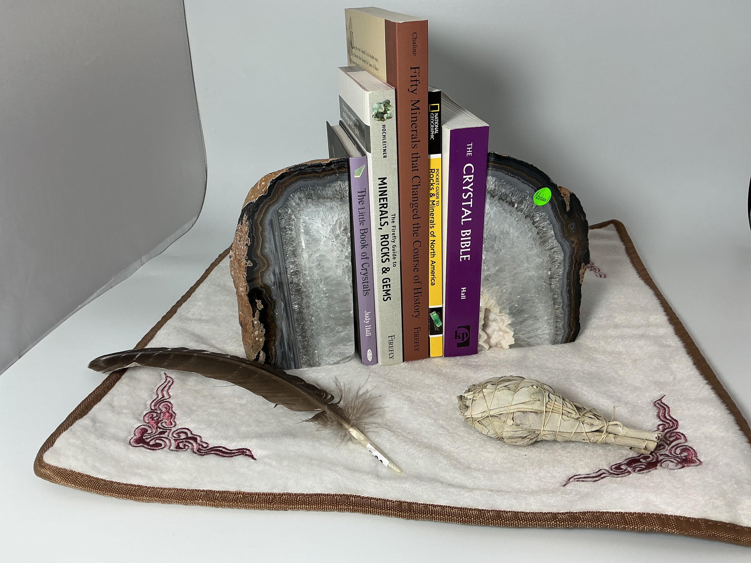 Agate Book Ends