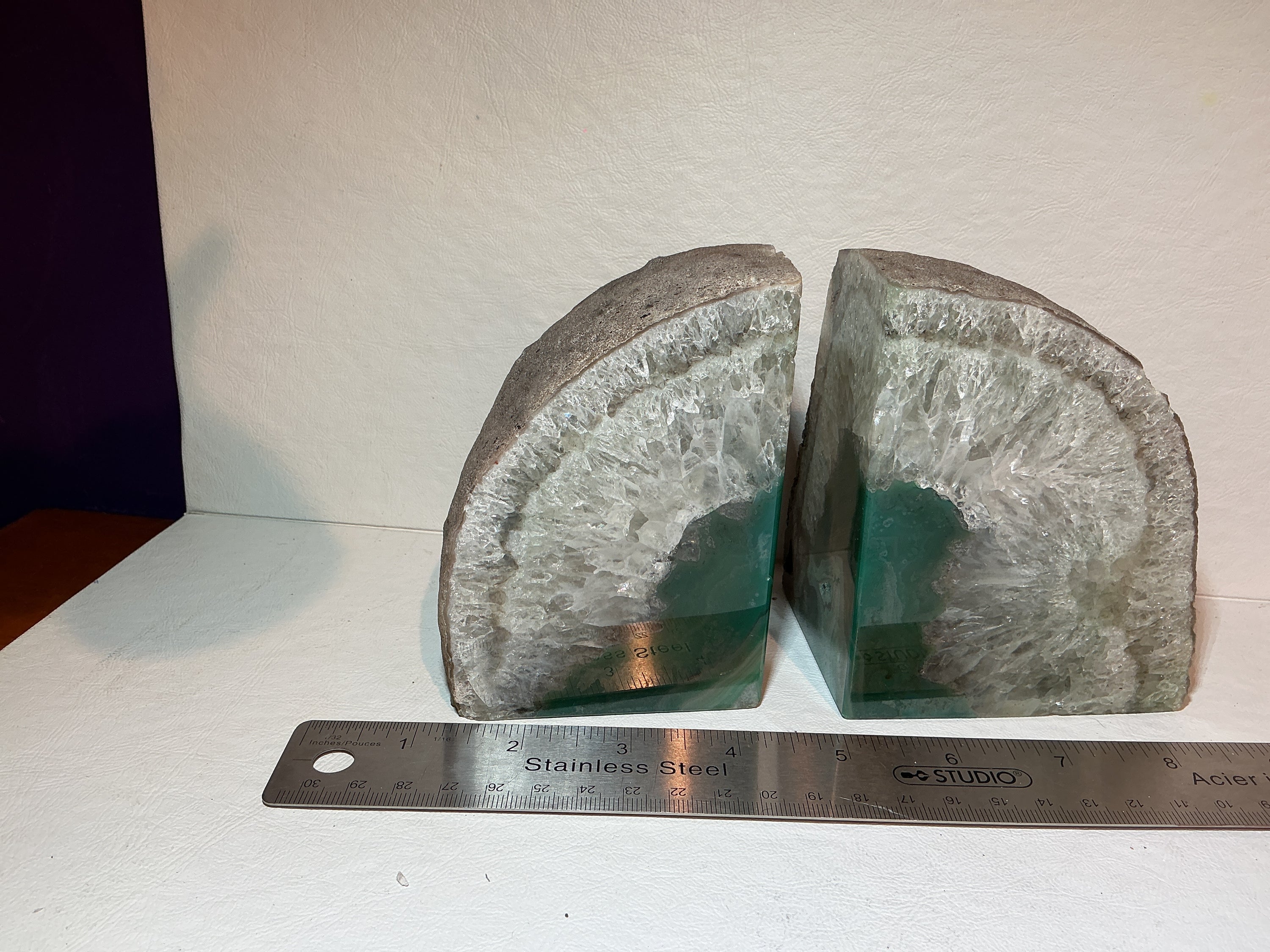 Agate Book Ends