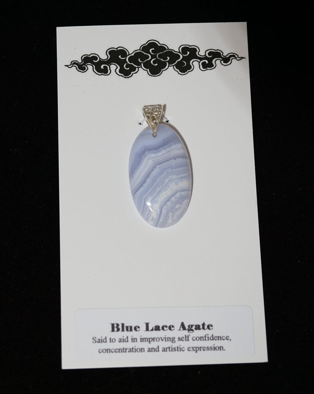Blue Lace Agate Pendant
