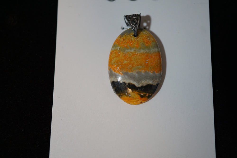 Bumblebee Jasper Pendant
