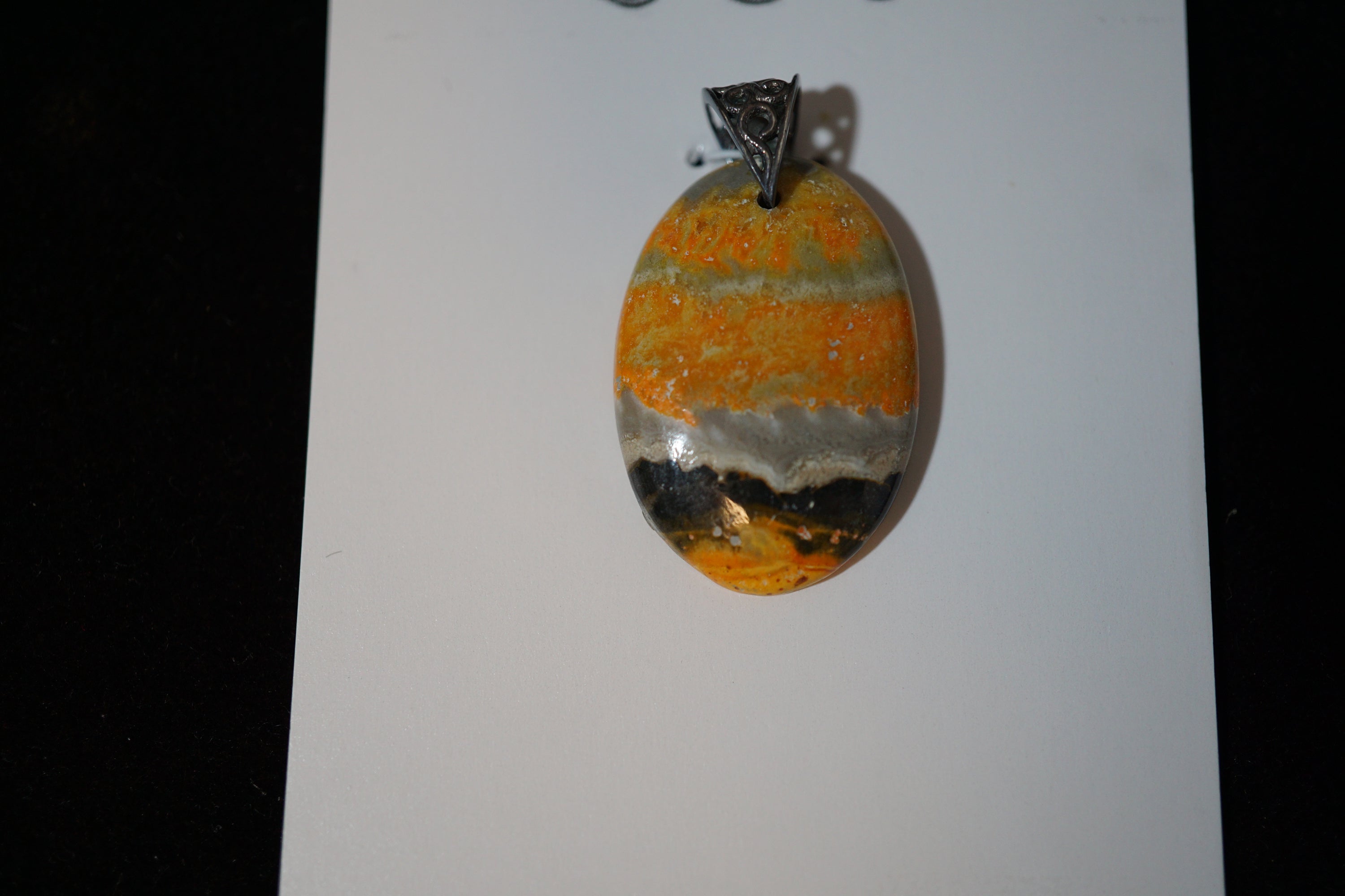 Bumblebee Jasper Pendant