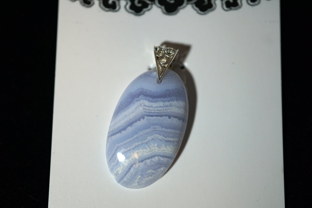 Blue Lace Agate Pendant