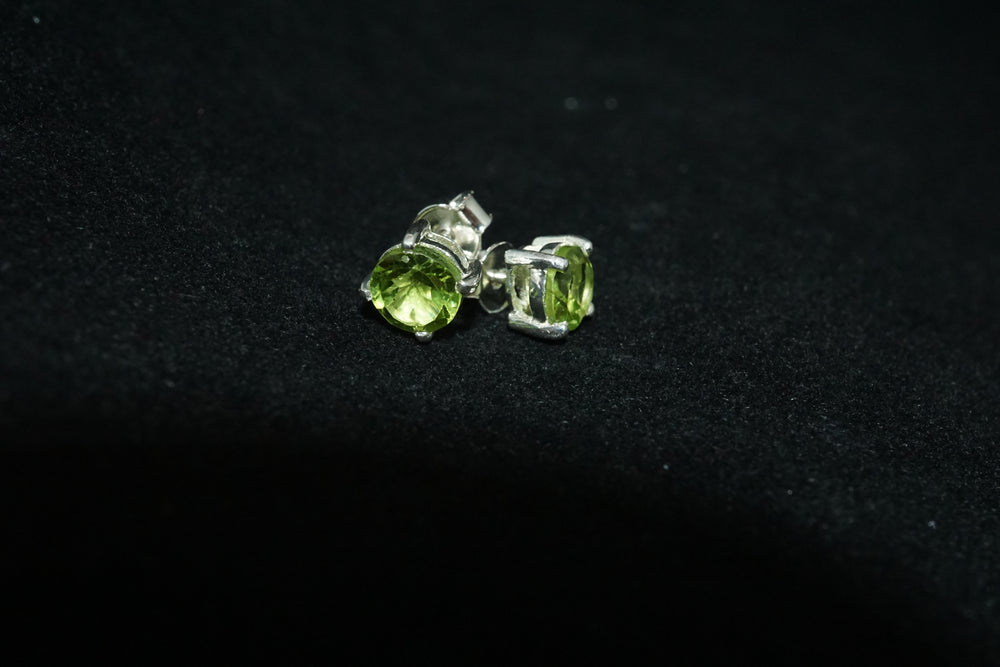 Stone Stud Earrings