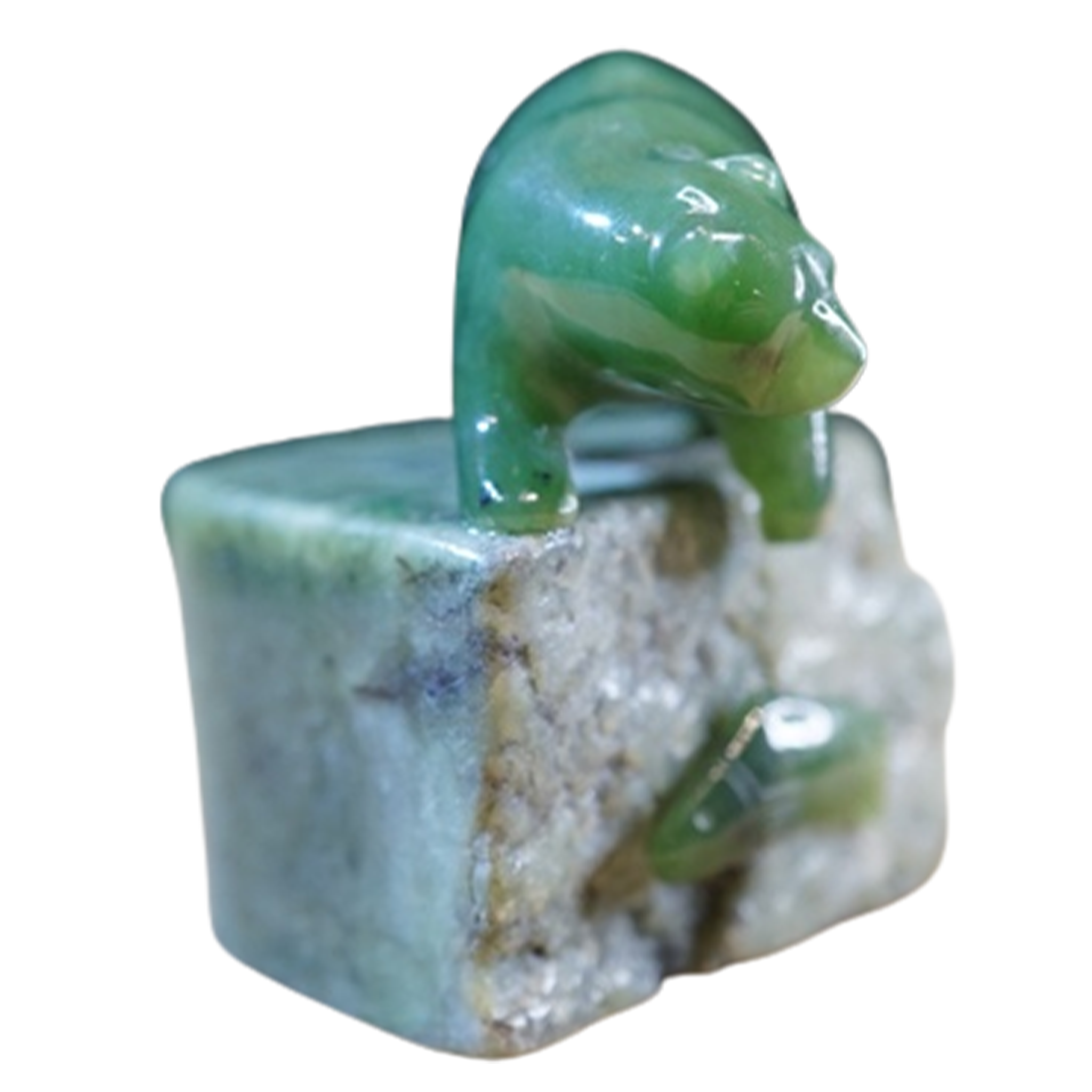 Jade Bear on Jade Rock