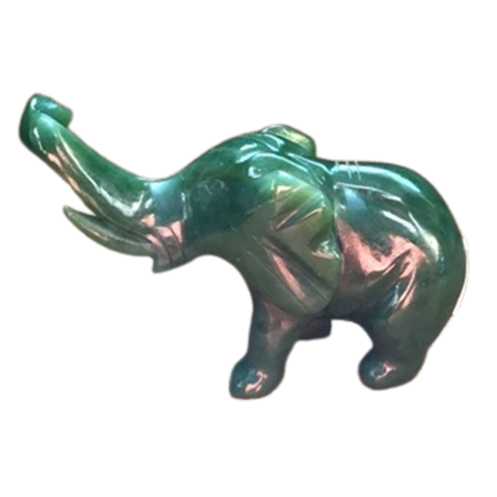 Jade Elephant, trunk out