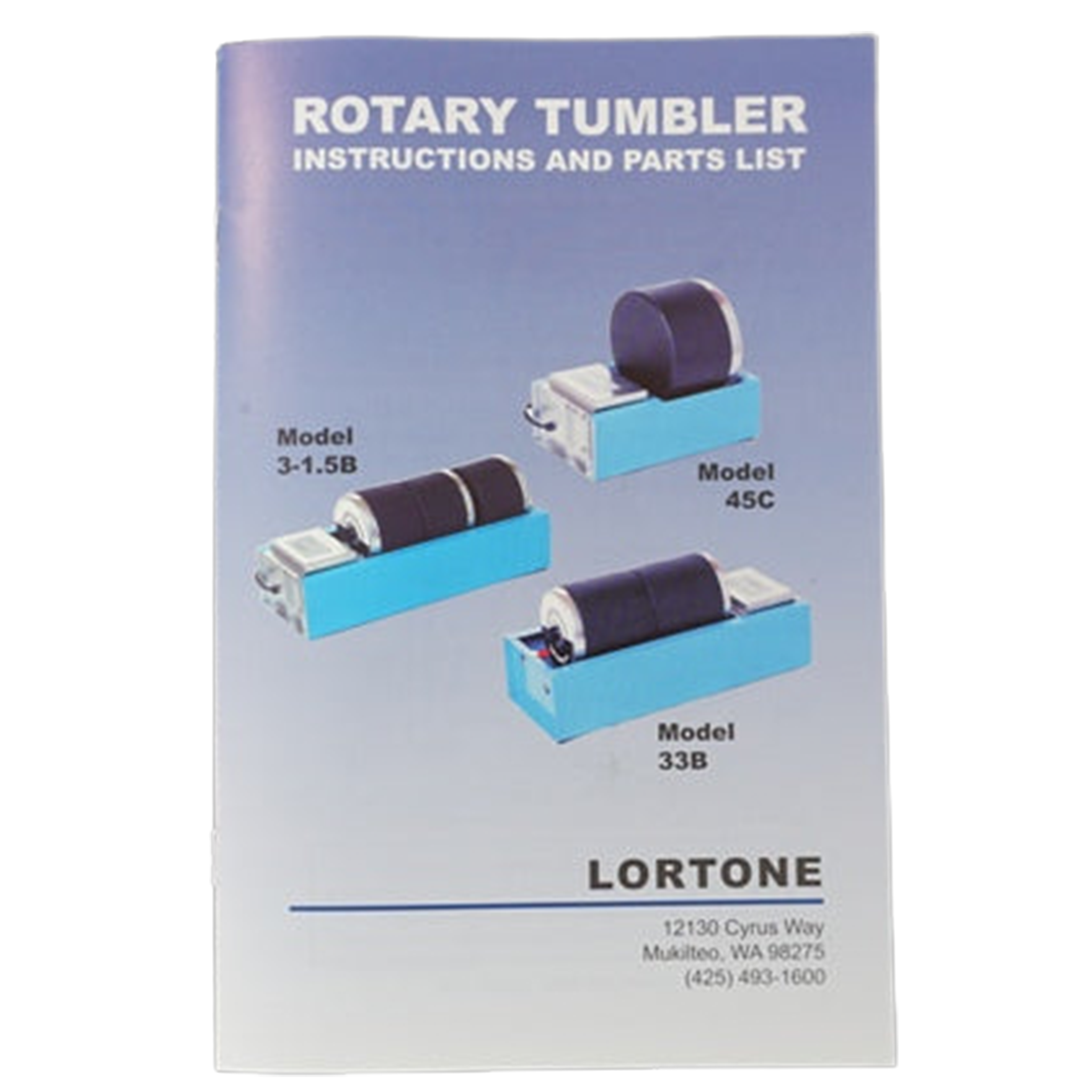 Lortone 33B Double Barrel Tumbler Kit
