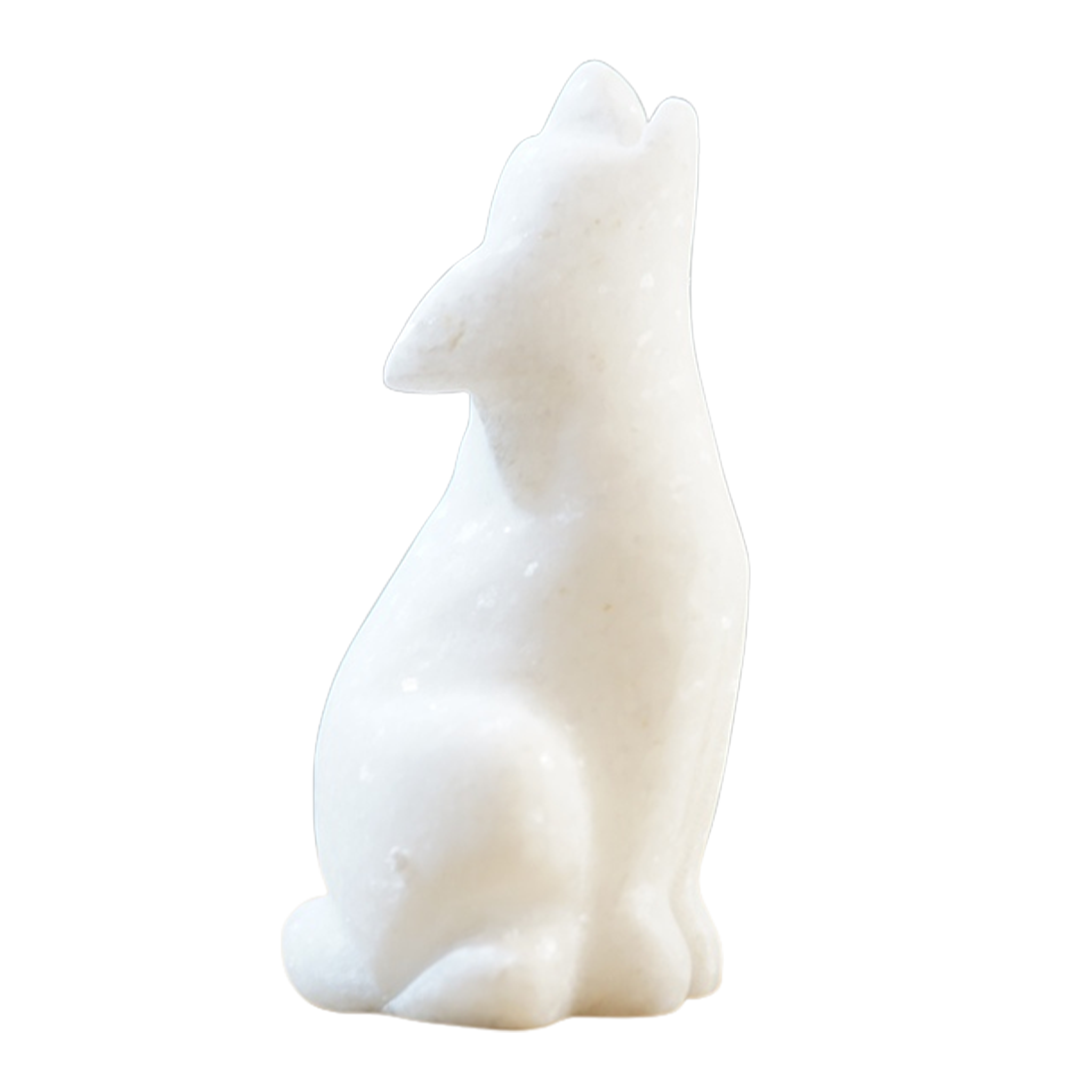 STAR MARBLE Howling Wolf, 3"