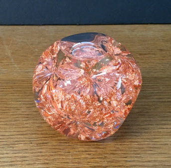 Snowdome,with pure Copper leaf regular